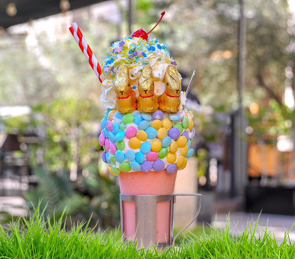 LOOKING FOR THE ULTIMATE SUGAR RUSH?  HEAD TO BLACK TAP FOR AN EASTER EGG HUNT AND A SPECIAL BUNNY CRAZYSHAKE®